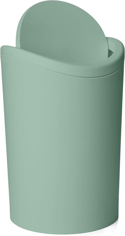 TATAY Bathroom Bin Swing Lid 6L â Green