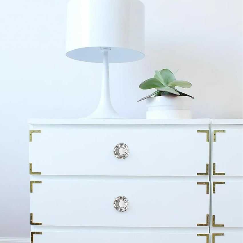 Crystal Drawer Knobs 40mm 30PCS â Diamond