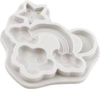 Silicone Rainbow Moulds Set of 3 Cloud Star Moon for Cake Decoration â Multi-colour