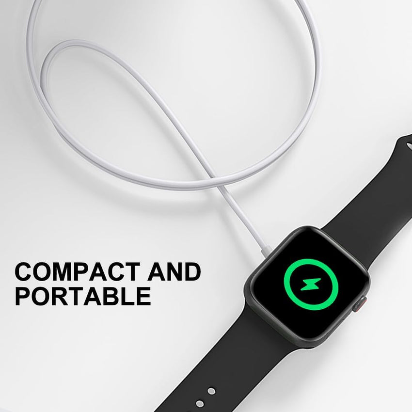 AOOZTO for apple Watch Charger to USB-C [Certified] Fast Wireless Magnetic Portable Compatible with Apple Watch Series 9 8 SE Ultra,Ultra2,38/40/42/44mm(1 m),white (White)