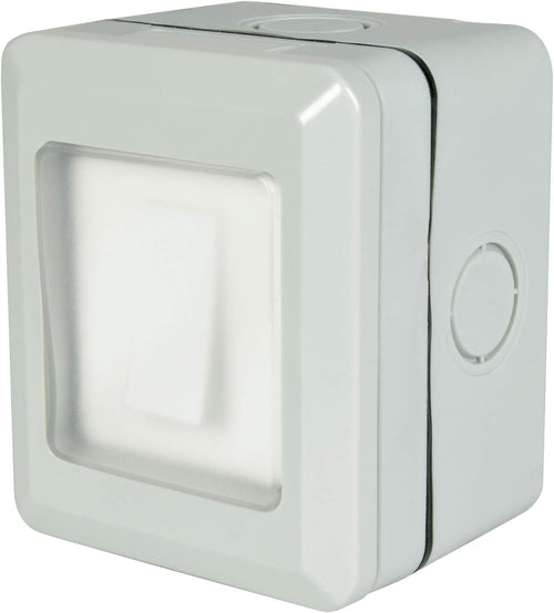 Mercury | Weatherproof Outdoor 2 Way Single Switch