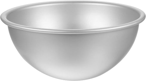 sourcing map Metal Cake Pan Set, Aluminum Alloy Princess Doll Cake Baking Non Stick for Home Kitchen Dessert DIY, 7.1" Hemispherical