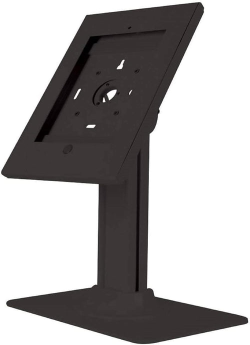 PRO SIGNAL PSG91238 Anti Theft Secure Kiosk Stand Counter Table Top Desk Holder Mount for iPad 2/3/4 and Air 1/2, Black
