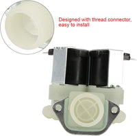 TOPINCN 3-Way Electric Solenoid Valve N/C for Water Inlet AC 220V G3/4 â Brass