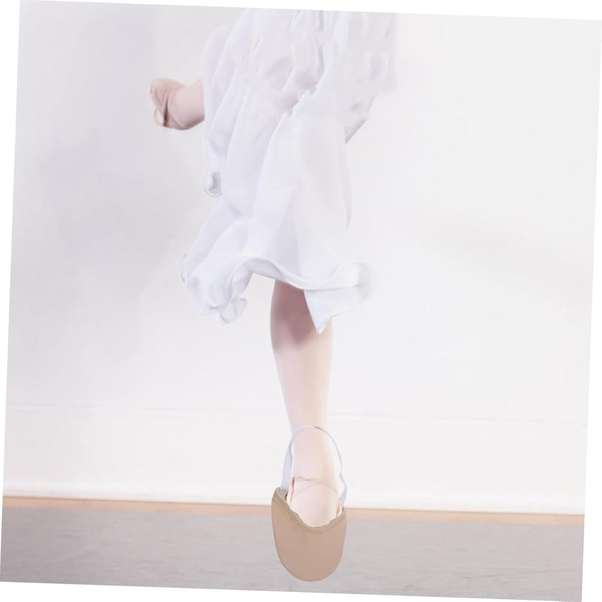 Half Sole Ballet Shoes for Women and Girls â Skin Colour Size S