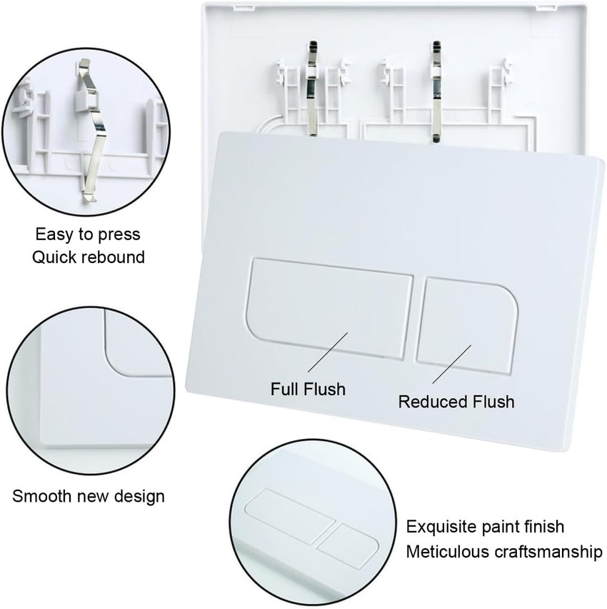 Geberit Dual Flush Plate Compatible with Sigma 01/20/30/50 UP300 UP320 Gold