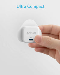 USB C Plug, Anker 20W USB C Charger - Fast Charging PowerPort III Cube Charger, Compatible with iPhone 17/16/16 Plus/16 Pro/16 Pro Max, 15/14/13/12 Series, Galaxy, iPad (Cable Not Included)