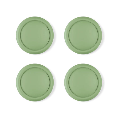 PlayVital Thumb Grips for Nintendo Switch 2, 4-Pack Silicone Joystick Caps for Joycon 2, Cute Accessories Comfort Thumbstick Grip Covers - Matcha Green
