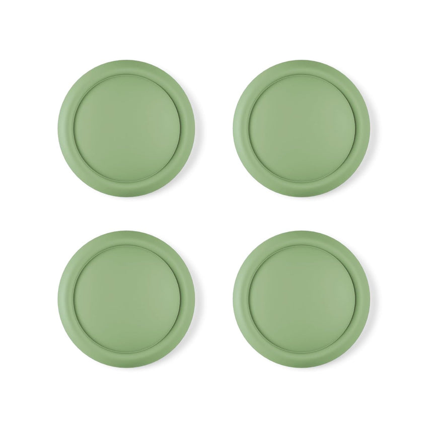 PlayVital Thumb Grips for Nintendo Switch 2, 4-Pack Silicone Joystick Caps for Joycon 2, Cute Accessories Comfort Thumbstick Grip Covers - Matcha Green