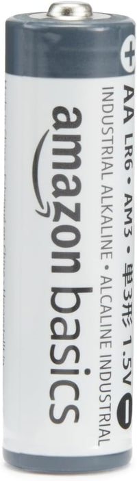 Amazon Basics 40-Pack AA Alkaline Industrial Batteries, 1.5 Volt, 5-Year Shelf Life