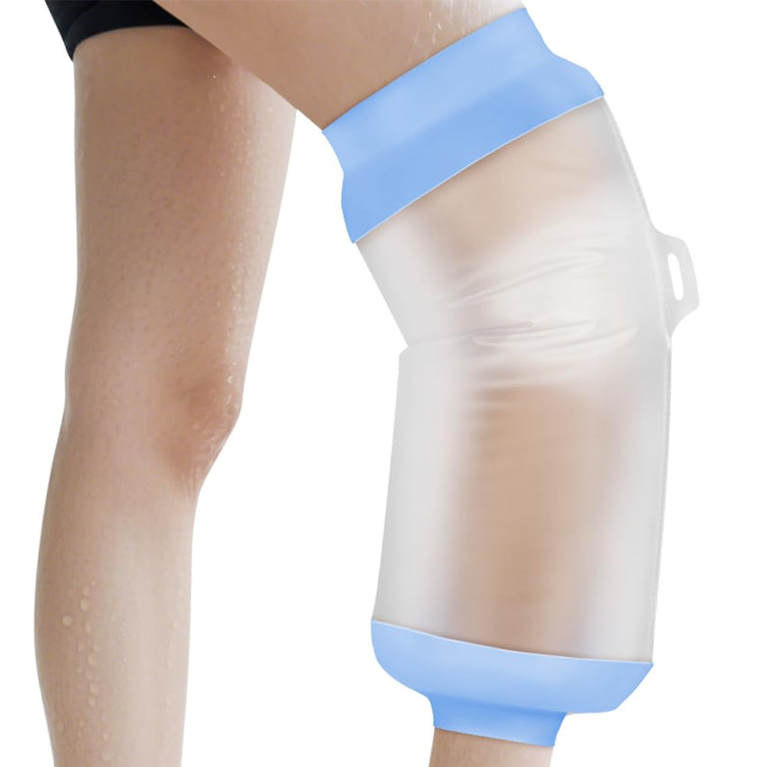 Waterproof Knee Cast Cover Reusable Shower Protector Watertight Seal MEDIUM Adult