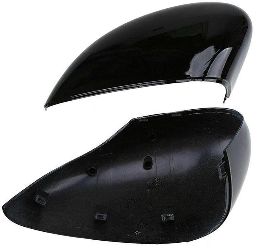Wing Mirror Cover Cap Replacement for Ford Fiesta MK7 2008-2017 â Gloss Black