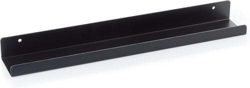 MÃNKE Vinyl Record Shelf - A Display Shelf Made of Sleek Metal - A Wall Mount Display for Your Favorite or Now-Playing Records -This Vinyl Record Holder Fits All Records (Black)