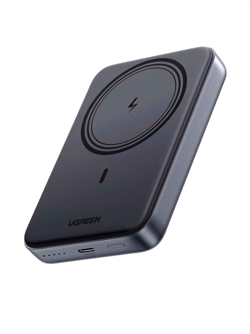 UGREEN Nexode Magnetic Wireless Power Bank Fast Charging, 10000mAh MagSafe-Compatible Portable Charger PD 20W USB-C Battery Pack Compatible with iPhone 16/15/14/13/12 Plus/Pro/Pro Max/Mini