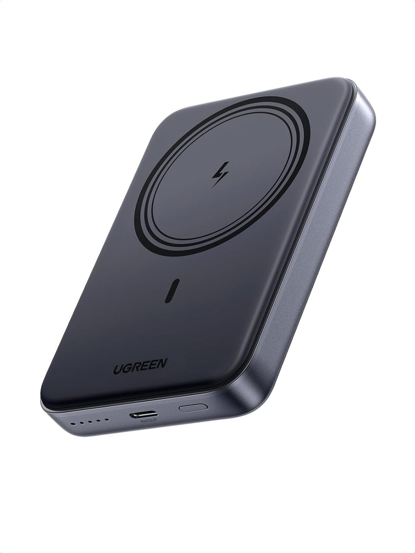UGREEN Nexode Magnetic Wireless Power Bank Fast Charging, 10000mAh MagSafe-Compatible Portable Charger PD 20W USB-C Battery Pack Compatible with iPhone 16/15/14/13/12 Plus/Pro/Pro Max/Mini