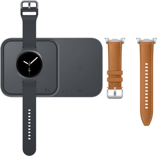 Samsung Galaxy Watch8, AI Smart Watch, Sport Band, Cushion Design, 3nm Processor, Health & Sleep Coach, Fitness Tracker, 44mm, Bluetooth, Graphite, 3 Year Extended Warranty (UK Version)