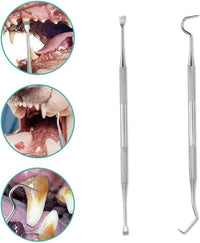 Dog Teeth Cleaning Tools Set for Pets â 8 Pack Stainless Steel