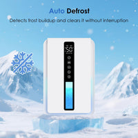 Dehumidifier 2.5L Sleep & Auto Humidity 3 Speeds Timer Drying Clothes