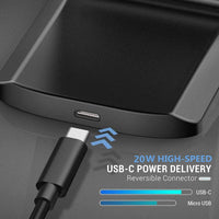 VNBBT Wireless Phone Charger for Android & Apple,20W Fast Charging Stand for iPhone 16/16 Pro/15/14/13/12/11/X/XR,15W Wireless Fast Charging Station for Samsung Galaxy S25/S24 Note Pixel LG etc.