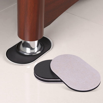 8 Pack Reusable Furniture Movers Sliders for Carpet and Hardwood Floors â Beige