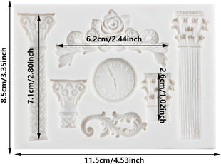 Silicone Angel Mould for Chocolate Candy Fondant Cake Decoration â White