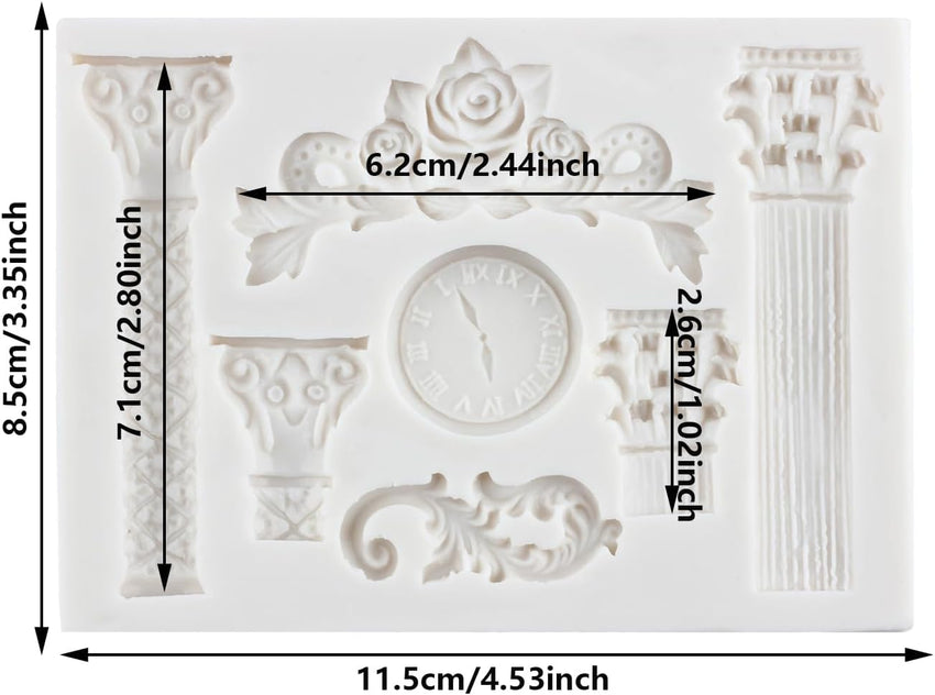 Silicone Angel Mould for Chocolate Candy Fondant Cake Decoration â White
