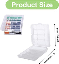 7 Pcs Clear Plastic Cell Battery Storage Case Holder Box, AA/AAA Cell Battery Storage Case, Battery Case Hard Plastic Batteries Storage Boxes, for AA/AAA Batteries and Rechargeable Batteries