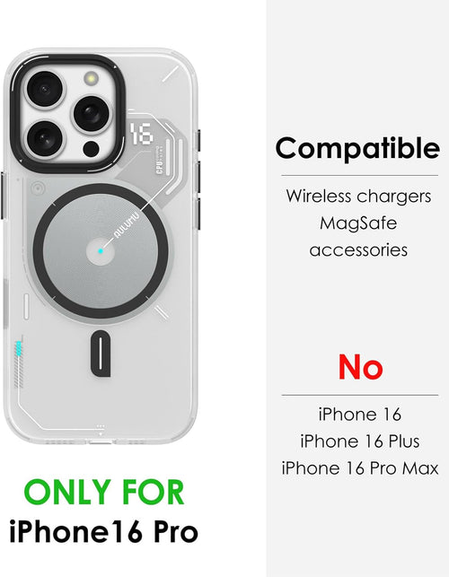 Aulumu A16 for iPhone 16 Pro Magnetic Thermal Case | IMD Technology | Compatible with Magsafe | Translucent Gray