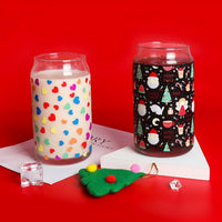 Colour-Changing Glass Travel Mug Temperature Sensitive Reusable â 5.3in