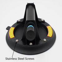 2 Pack,8" Heavy Vacuum Suction Cup for Replace Windshield, Tile,Marble Floor,Door.Suction Cup for Lifting Large Glass,Tile.Industrial Glass Lifte with Carry Box,350 lbs Load.
