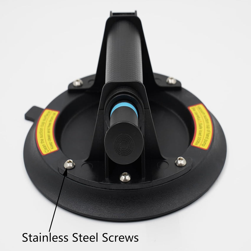 2 Pack,8" Heavy Vacuum Suction Cup for Replace Windshield, Tile,Marble Floor,Door.Suction Cup for Lifting Large Glass,Tile.Industrial Glass Lifte with Carry Box,350 lbs Load.