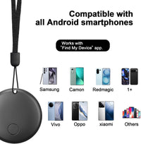 [Android Systems, High Accuracy] Anti-Lost Tag, Small Smart Tag, Android Tracker, Compatible with âFind My Deviceâ App (AndroidOnly) for Keys, Wallet, Luggage (Black-1)