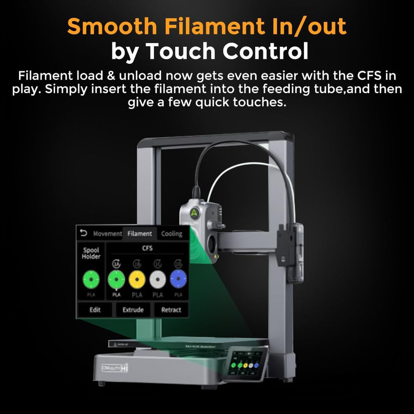 Creality 3D Printer Multi-Colour For parts, Auto-Leveling 95% Pre-Assembled 10.24x10.24x11.81in Hi(A)