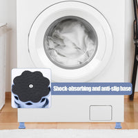 Washing Machine Adjustable Heightening Pads Set 4 Anti-Vibration Anti-Slip