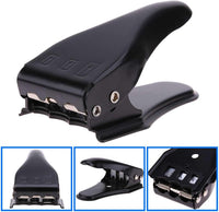 MMOBIEL Universal 3 in 1 / Standard Sim/Micro Sim/Nano Sim Card Cutter Compatible with iPhone Samsung Sony Huawei Motorola etc incl. 3 SIM Adapters + 1 SIM Card Eject Pin