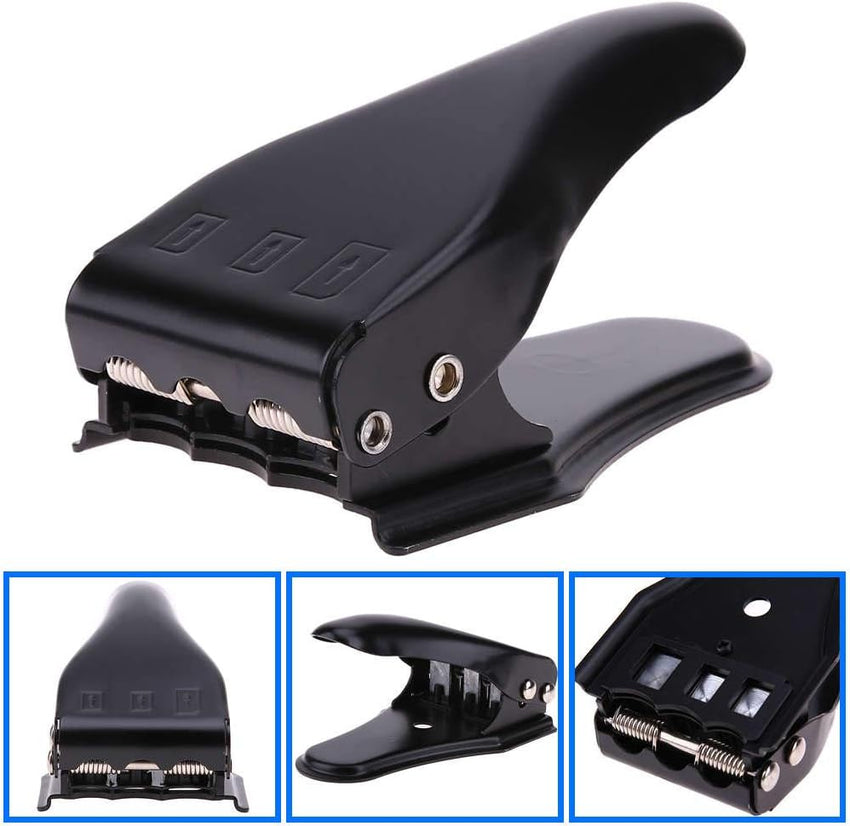 MMOBIEL Universal 3 in 1 / Standard Sim/Micro Sim/Nano Sim Card Cutter Compatible with iPhone Samsung Sony Huawei Motorola etc incl. 3 SIM Adapters + 1 SIM Card Eject Pin