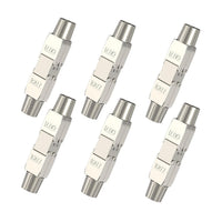 JAOGAUS RJ45 Coupler Shielded, Cat7 Connection Module - LSA connector Adapter Shielded 10Gbps- Cat7/Cat6a/Cat6 Ethernet Cables Coupling Repairing Shielded Network Extender (6pcs)