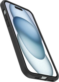 OtterBox React Series Case for iPhone 15 Plus/14 Plus, Shockproof, Drop proof, Ultra-Slim, Protective Thin Case, Tested to Military Standard, Clear/Black