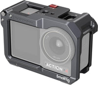 SMALLRIG Action 3/4 Camera Cage with Cold Shoe and 1/4"-20 Threaded Holes Aluminium