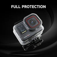 SHOOT Waterproof Housing Case for Insta 360 Ace Pro 1 | Diving Protective Underwater Shell with Quick Release Bracket & Thumbscrew Accessories