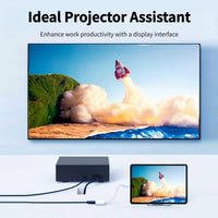 USB C to HDMI Adapter, Type C to 4K HDMI Adapter with 100W PD Fast Charge, USB C Digital AV Adapter Sync Screen Connector for iPhone 17/15/16 Series, iPad Pro, MacBook Pro/Air, Dell, HP etc