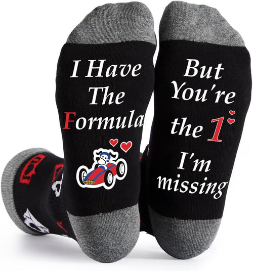 Funny Novelty Socks for Men Cotton Gift Pack Ã¢ÂÂ Red M