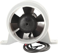 Aramox Bilge Blower Fan, 3 Inch 12V 2.9A Silent Inline Blower Inline Marine Bilge Air Blower for Yachts Boats Air Circulation