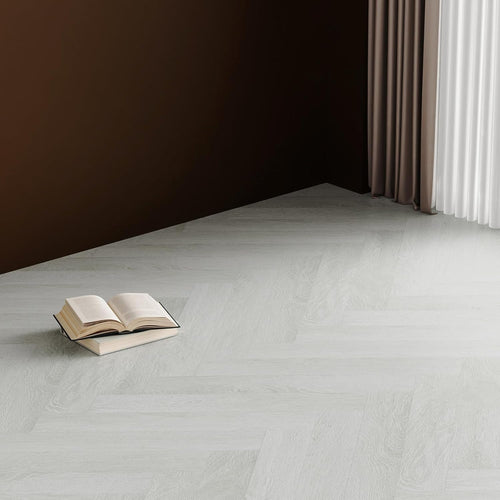 Vinyl Self-Adhesive Wood Look Flooring Waterproof Easy Clean Ã¢ÂÂ White Wash Maple 36 Planks
