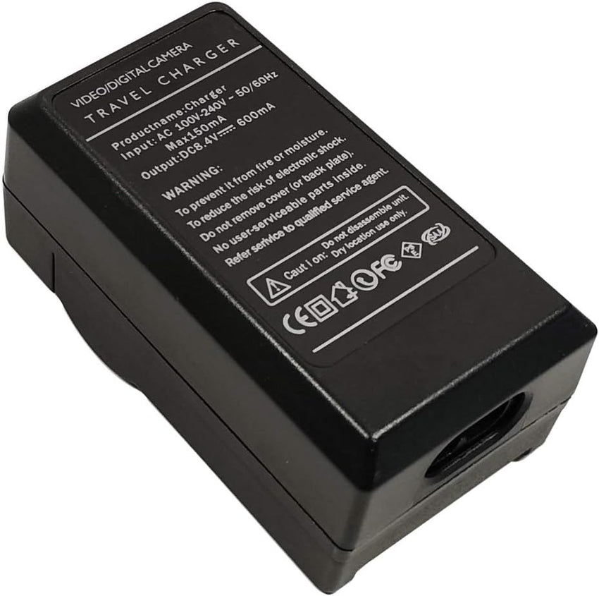 Single Mains/Car Battery Charger for PANASONIC DMW-BLE9 BLE9E DMW-BLG10 BLG10E DMW-BLH7E Lumix DC-TZ90 DMC-GF3 DMC-GF5 DMC-GF6 DMC-GX7 DMC-GX85 DMC-LX100 DMC-TZ80 DMC-TZ81 DMC-TZ100 DMC-TZ101