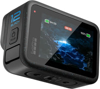 GoPro HERO12 Black READ DESC - Waterproof Action Camera with 5.3K60 Ultra HD Video, 27MP Photos, HDR, 1/1.9" Image Sensor, Live Streaming, Webcam, Stabilization