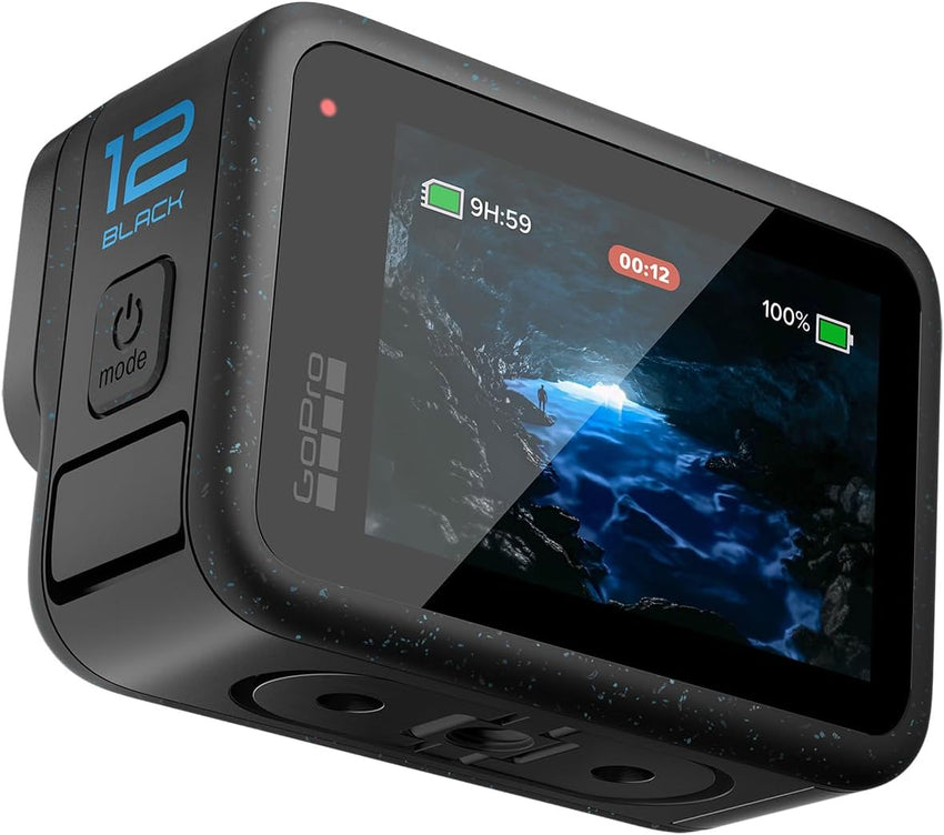 GoPro HERO12 Black READ DESC - Waterproof Action Camera with 5.3K60 Ultra HD Video, 27MP Photos, HDR, 1/1.9" Image Sensor, Live Streaming, Webcam, Stabilization