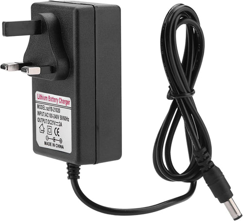 21V 2A AC/DC Power Supply Adapter, 100V-240V Lithium Battery Charger Converter 5.5 x 2.5mm Tip, Safe Drills Power Tools Battery Charger, Fast for Charging(UK) (2)