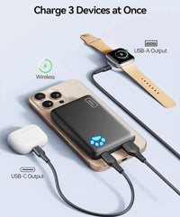 INIU Portable Charger, Slimmest & Lightest USB C 10000mAh Power Bank, Triple 3A High-Speed Phone Battery Pack Compatible with iPhone 14 13 12 11 Pro X Samsung S22 S21 Google LG iPad Tablet
