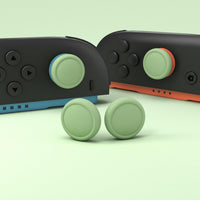 PlayVital Thumb Grips for Nintendo Switch 2, 4-Pack Silicone Joystick Caps for Joycon 2, Cute Accessories Comfort Thumbstick Grip Covers - Matcha Green